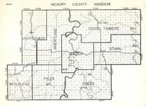 Hickory County, Montgomery, Wheatland, Cross Timbers, Genter, Stark, Tyler, Green, Weaubleau, Missouri State Atlas 1940c